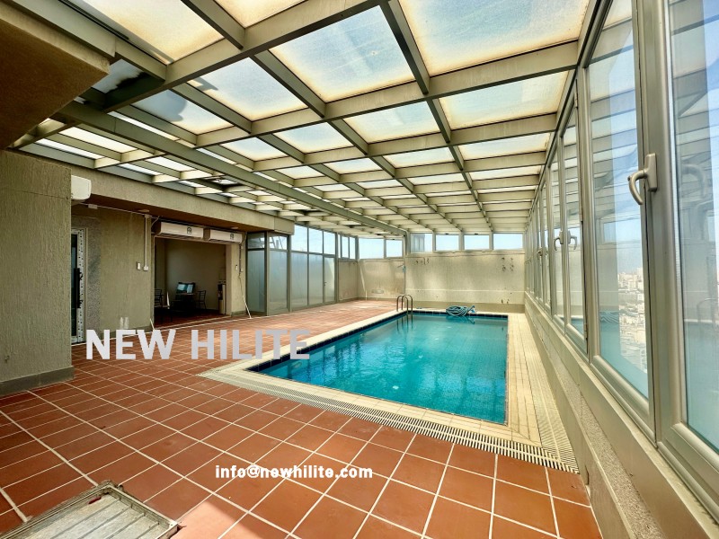 Brand New 2 Bedroom Seaview Floor Apartment for Rent in Mahboula with Pool & Gym