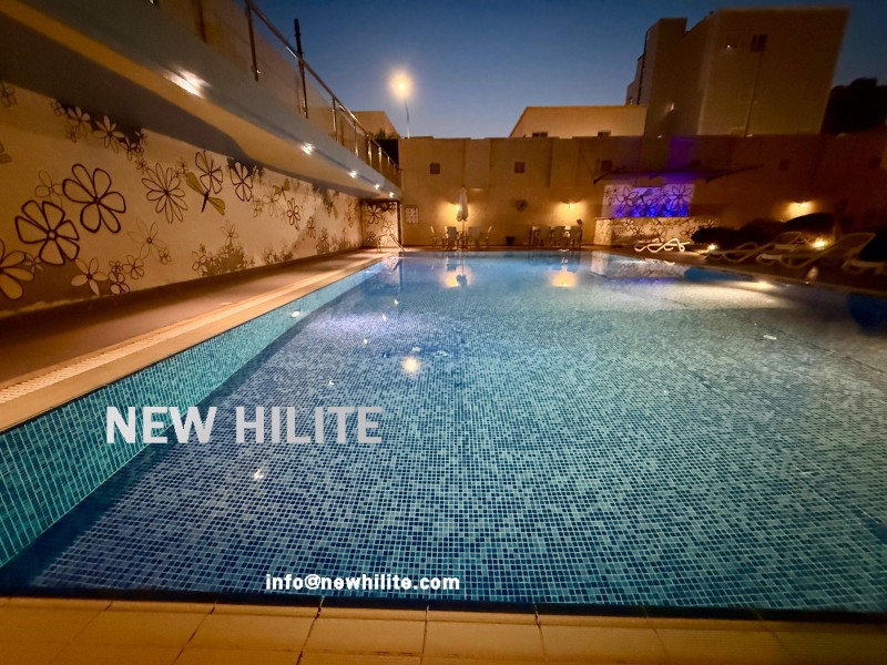 Two bedroom penthouse for rent in fintas (8) Fully Furnished Two-Master-Bedroom Penthouse for Rent in Fintas, Kuwait